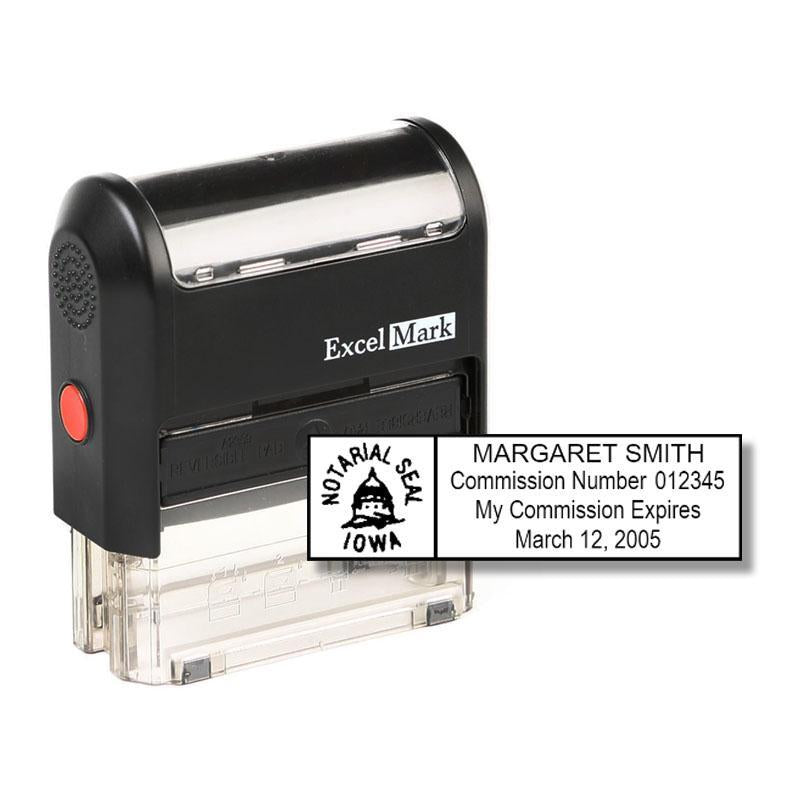Self-Inking Iowa Notary Stamp | Schwaab, Inc