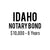 Idaho Notary Bond ($10,000, 6 years)