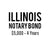 Illinois Notary Bond ($5,000, 4 years)