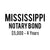 State Mississippi Notary Bond ($5,000, 4 years)