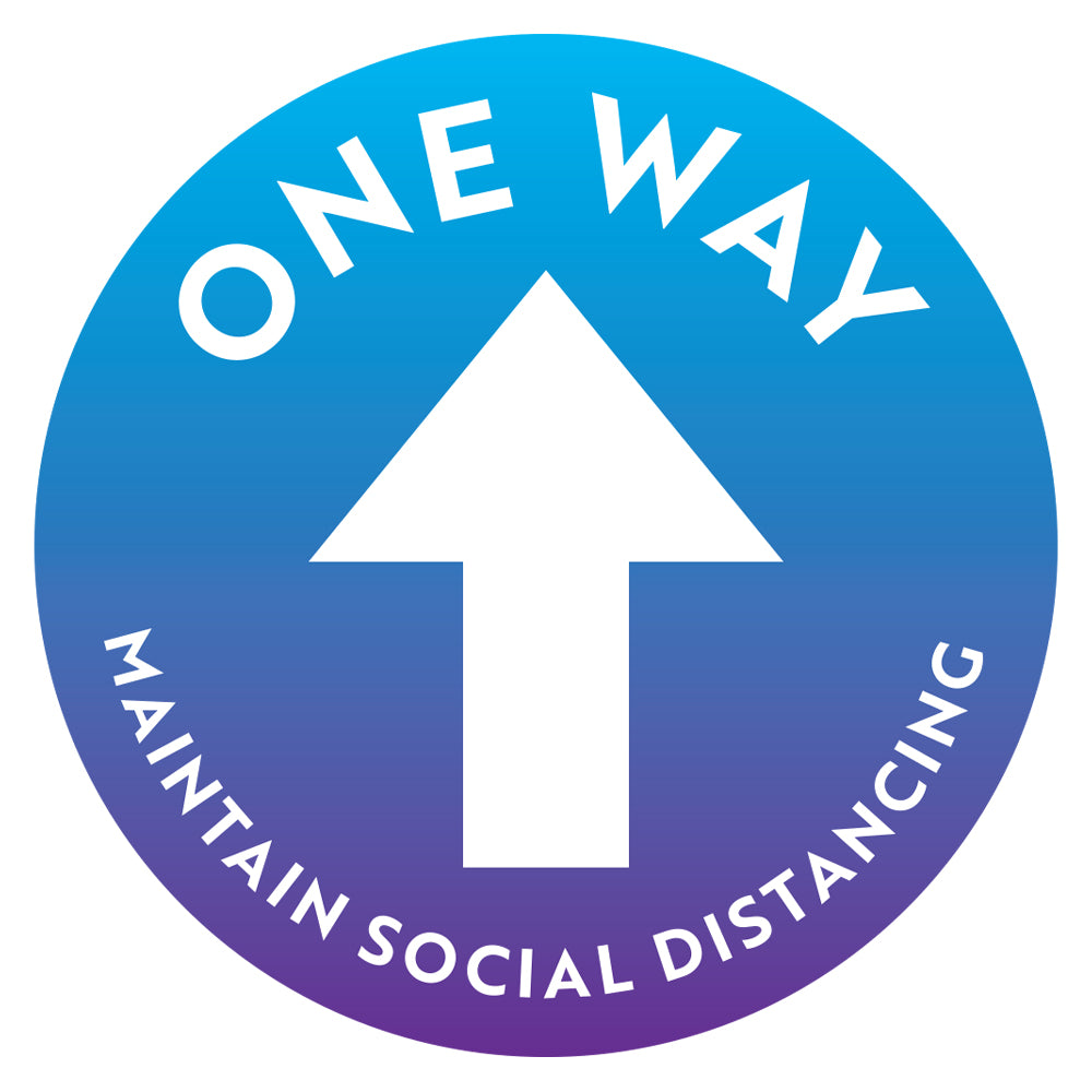 Social Distancing Arrow Floor Decals