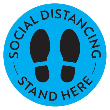 Social Distancing Floor Decals