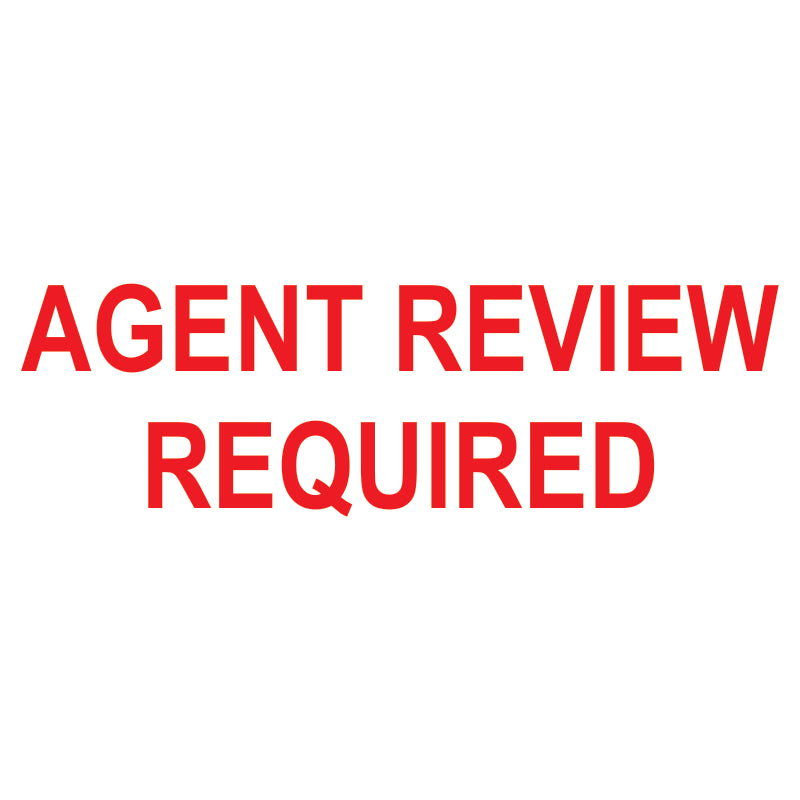 Agent Review Required Self-Inking Stamp