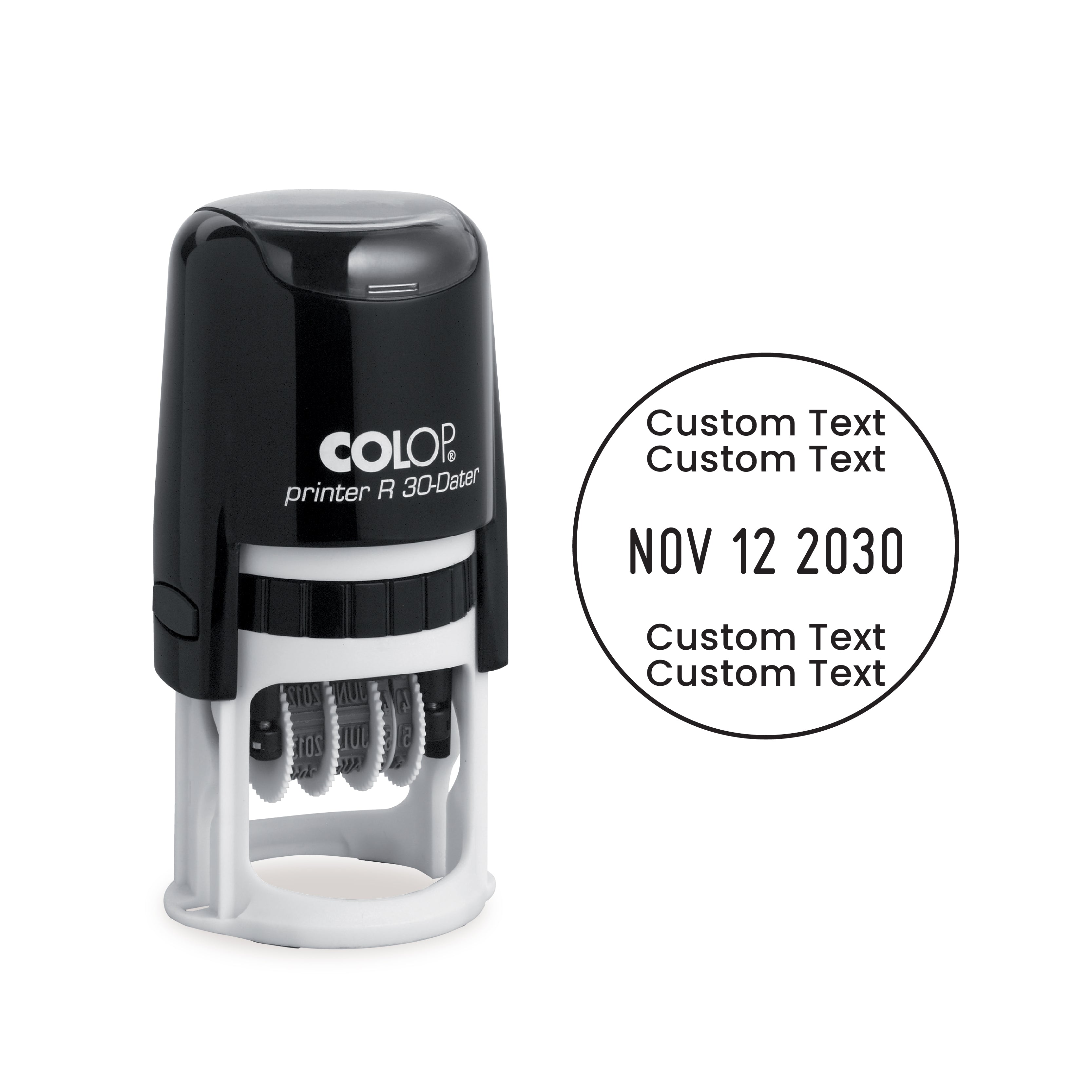Colop Printer R30 Custom Self-Inking Date Stamp