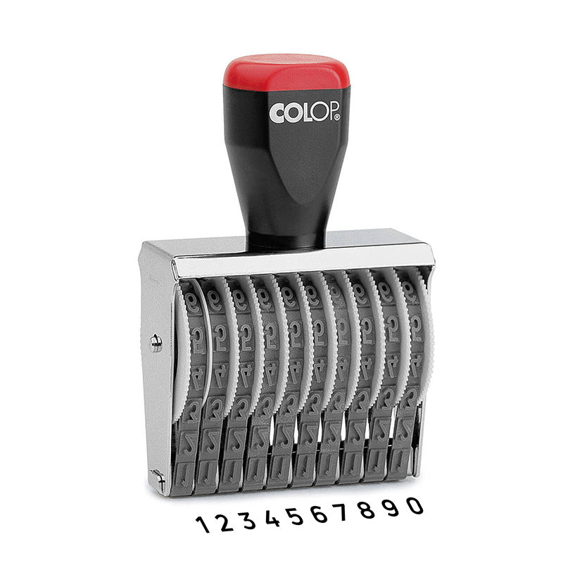 Colop Numbering Stamp 07010 – 10 Bands – 1/4