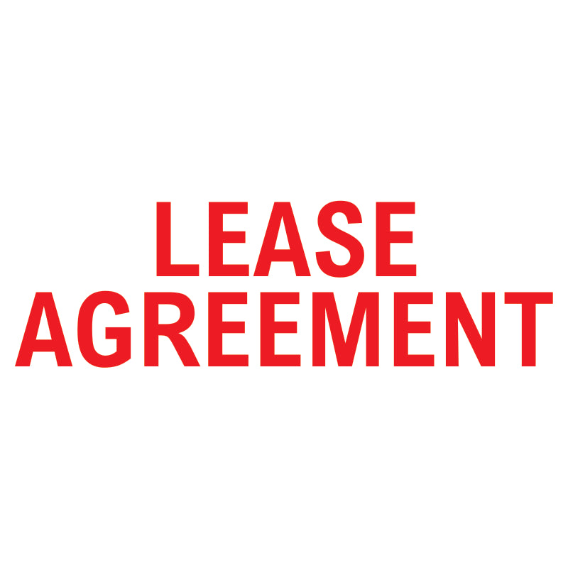Lease Agreement Self-Inking Stamp