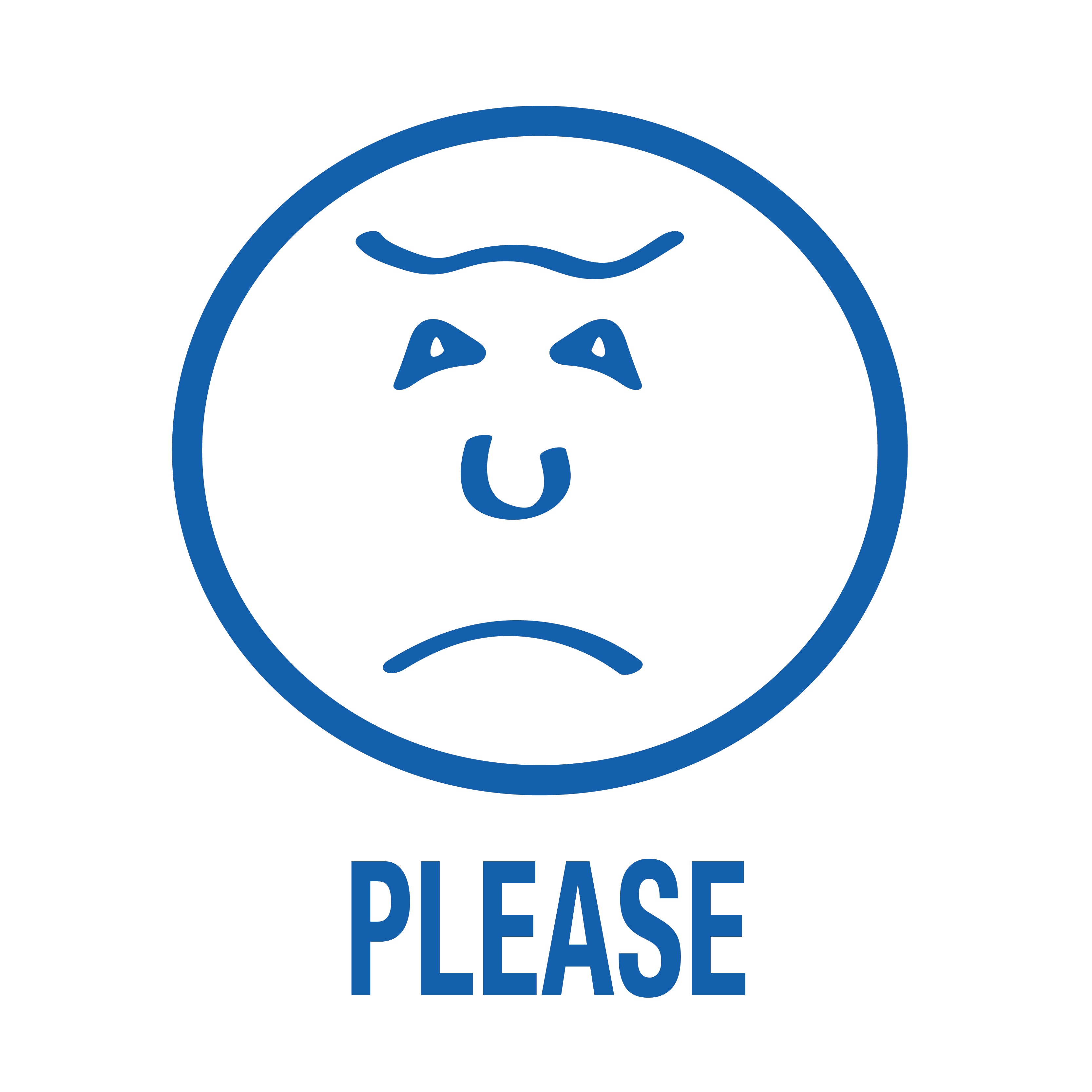 Please Mini Stock Stamp