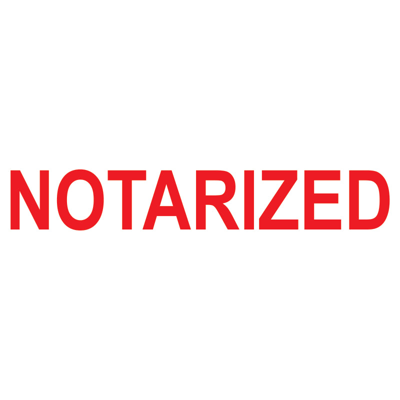 Notarized Self-Inking Stamp