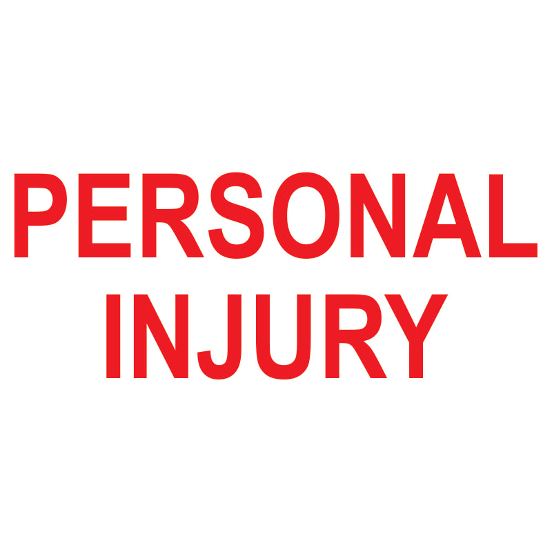 Personal Injury Self-Inking Stamp