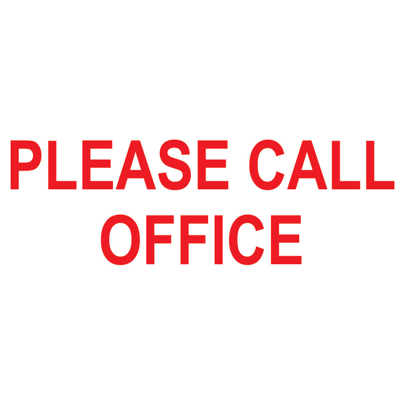 Please Call Image Please Call Office Self-Inking Stamp