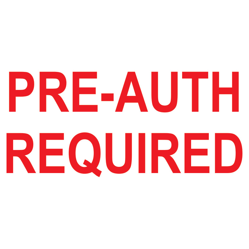 Pre Required Pre-Authorization Required Self-Inking Stamp