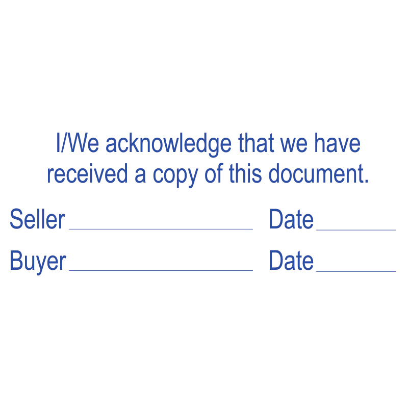 Receiving Copy Envelope Sticker Received Copy of Documents Self-Inking Stamp