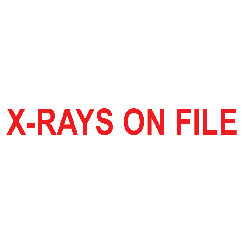 X-Rays On File Self-Inking Stamp
