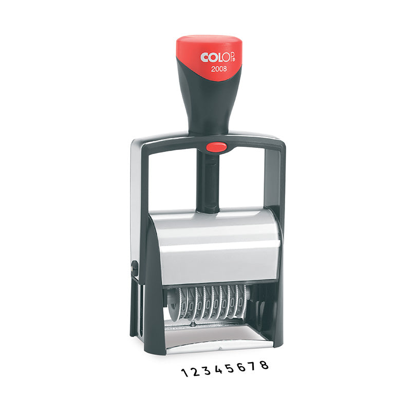 Colop 2008 Self-Inking Numberer with 8 adjustable numbering bands