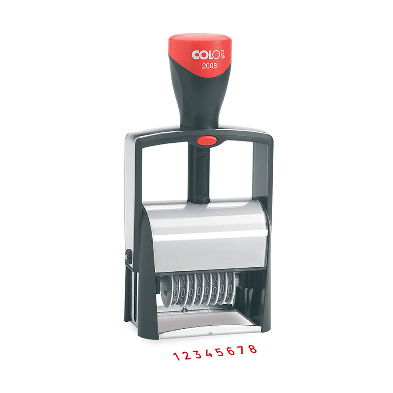 Colop 2008 Self-Inking Numberer with 8 adjustable numbering bands