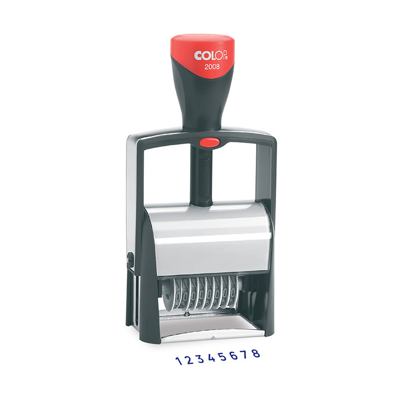 Colop 2008 Self-Inking Numberer with 8 adjustable numbering bands