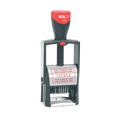 Colop 2106/P self-inking custom numberer with custom text and 6 adjustable numbering bands