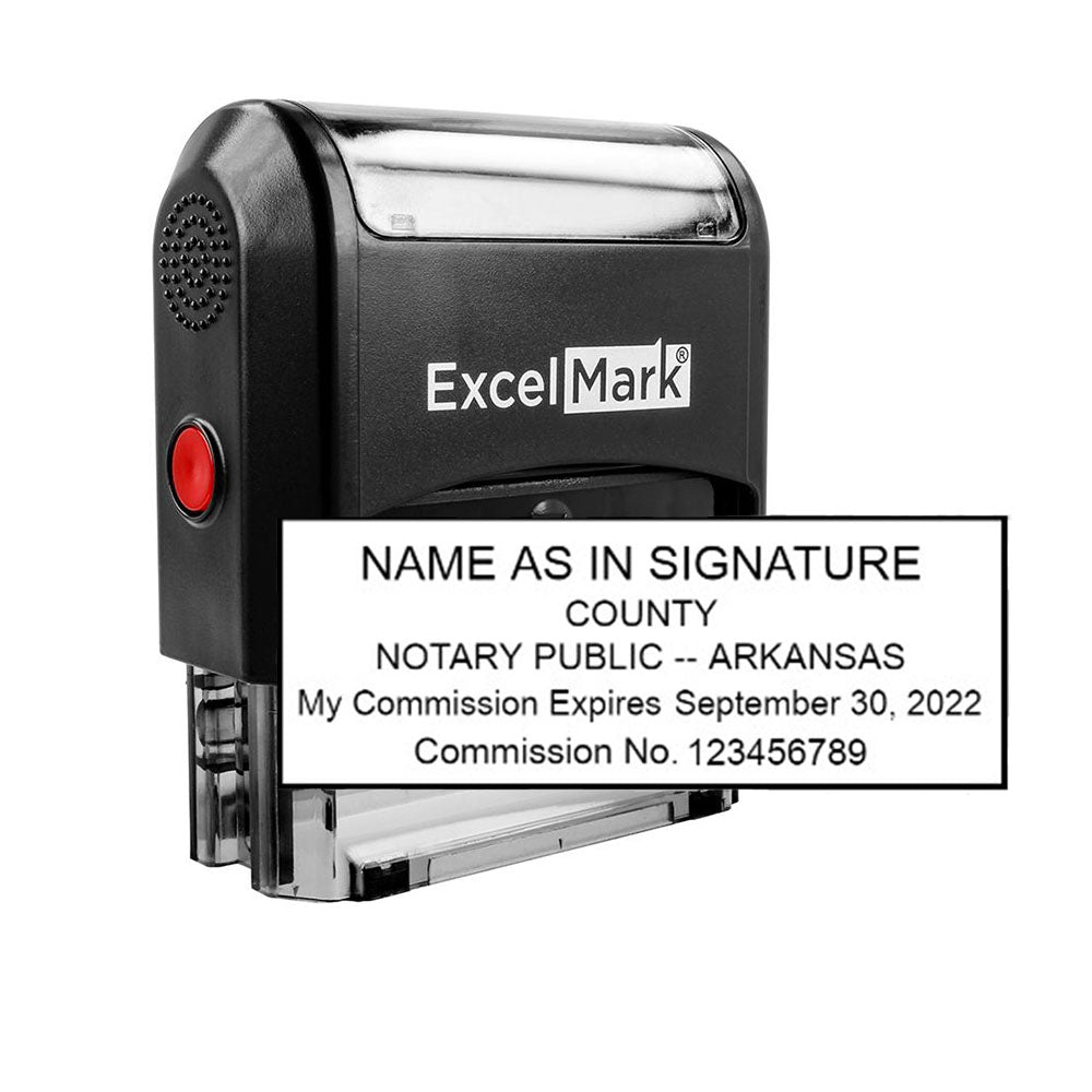 SelfInking Arkansas Notary Stamp Schwaab, Inc