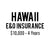 Hawaii E&O Insurance ($10,000, 4 years)