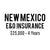 New Mexico E&O Insurance ($25,000, 4 years)