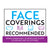 Face Coverings Recommended Decal