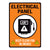 Orange Electrical Panel Keep Clear 36 Inches Warehouse Safety Sign