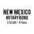 New Mexico Notary Bond ($10,000, 4 years)