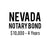 Nevada Notary Bond ($10,000, 4 years)
