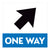 One Way Arrow Stairwell Signs