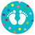 Footprints Classroom Floor Decal