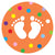 Footprints Classroom Floor Decal
