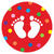 Footprints Classroom Floor Decal