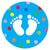 Footprints Classroom Floor Decal
