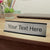 Silver Plastic Name Plate