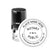 Round Self-Inking Vermont Notary Stamp