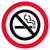 No Smoking Symbol Floor Decal