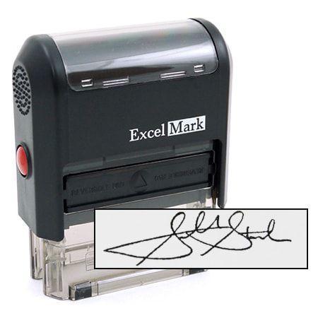 Custom Initial Signature Stamp Self-Inking