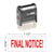 Final Notice! Stamp