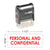 Personal And Confidential Stamp